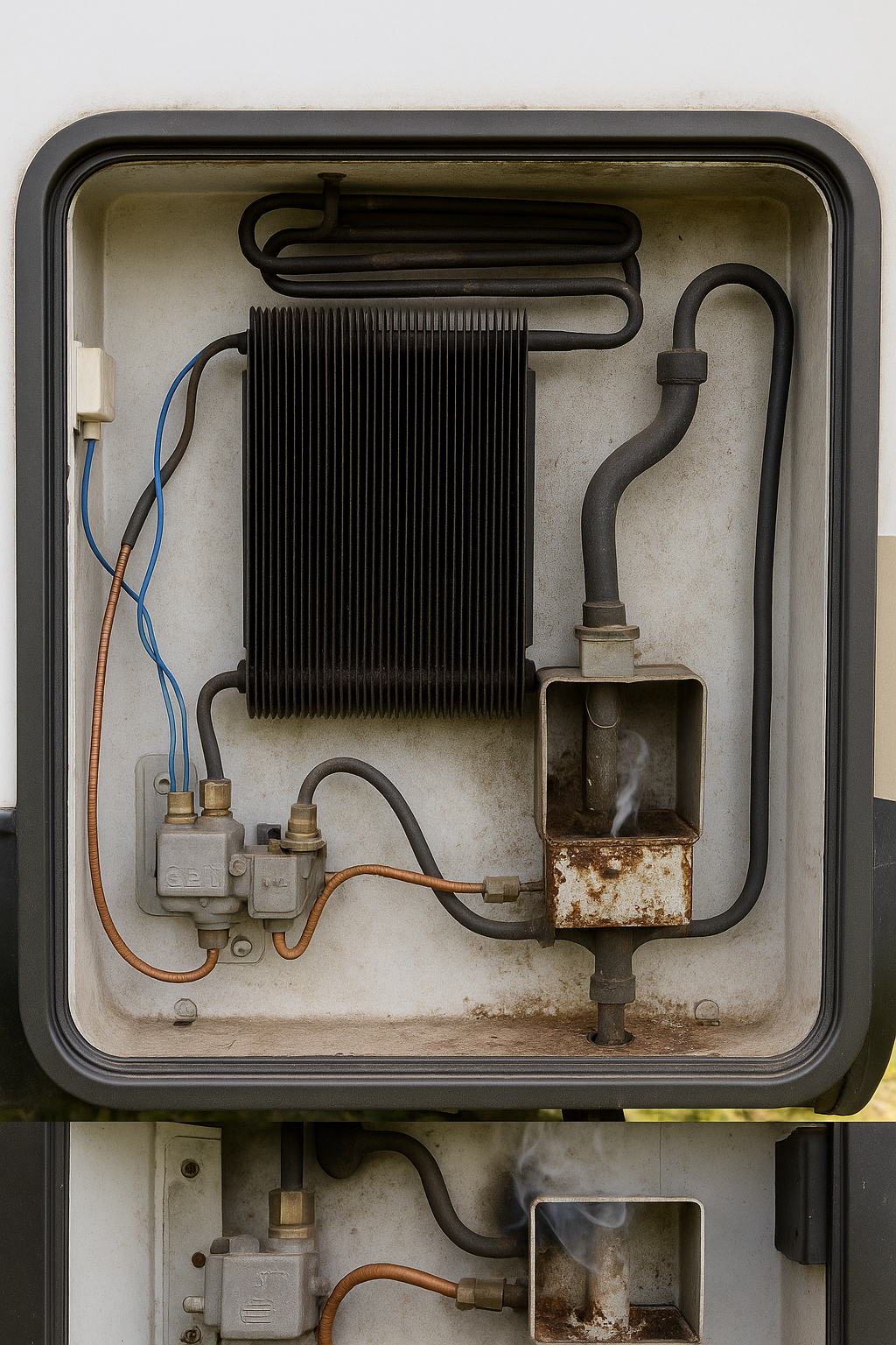 Non-Working Propane Refrigerator